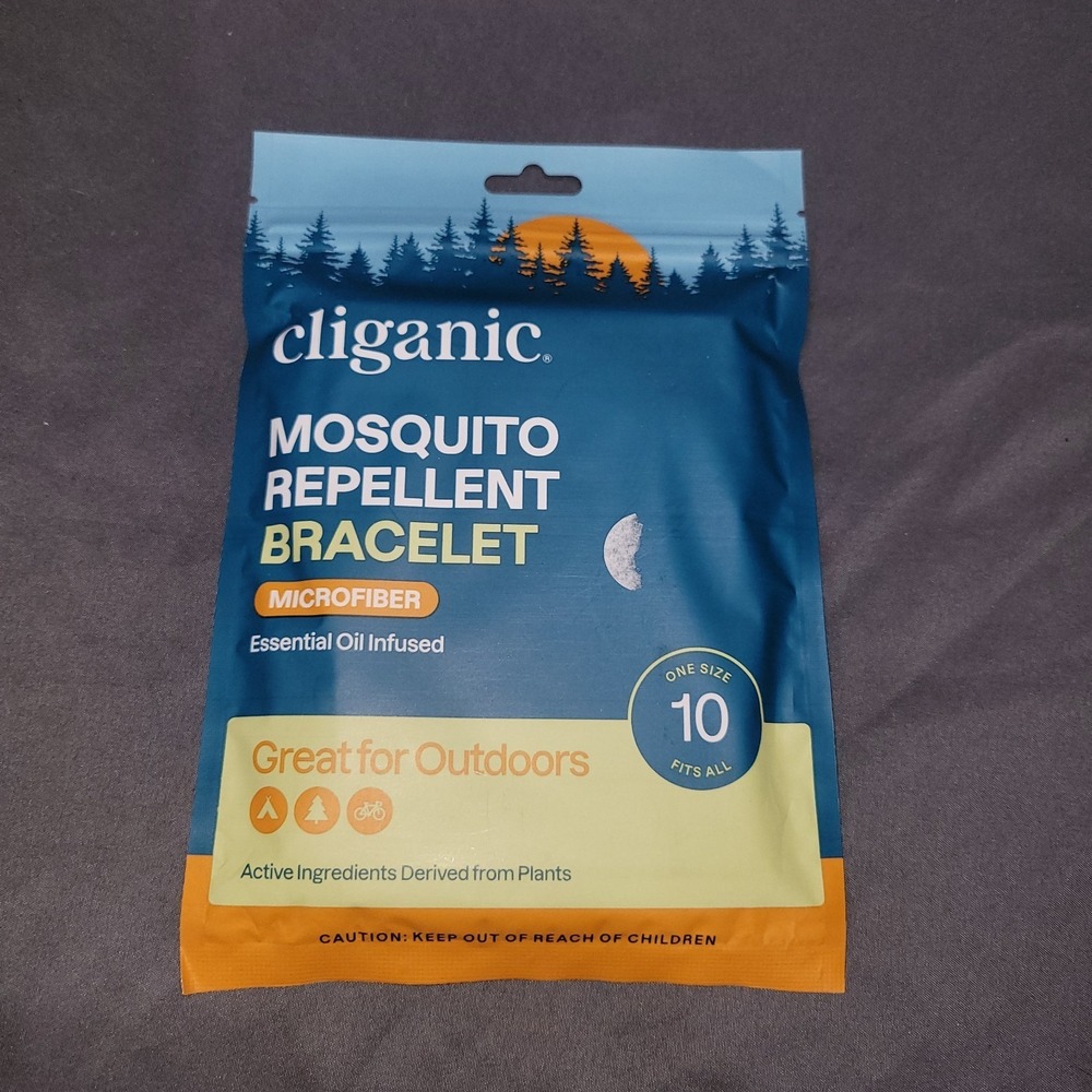 10 Pack Mosquito Repellent Bracelets for Adults & Kids - Natural Deet-Free Bands